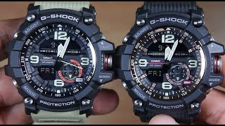 CASIO GSHOCK MUDMASTER GG10001A5 VS MUDMASTER GG1000RG1A [upl. by Alan46]