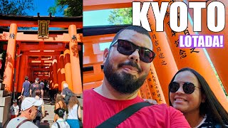 KYOTO LOTADA Visitamos o Templo Fushimi Inari e o Toei Kyoto Studio Park Roteiro viagem Japão [upl. by Lezti190]