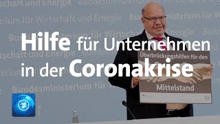 Coronakrise Unternehmen und Selbstständige bekommen erneut finanzielle Hilfe [upl. by Mcclish902]