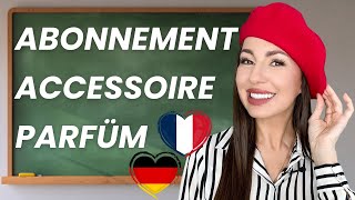 🇫🇷 🇩🇪7 wichtigste FRANZÖSISCHE WÖRTER im Deutschen übe die Aussprache amp sprich besser auf Deutsch [upl. by Gnivre]