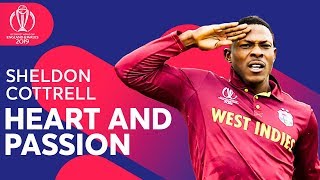 Sheldon Cottrell  Heart Passion and THAT Salute  ICC Cricket World Cup 2019 [upl. by Banna]