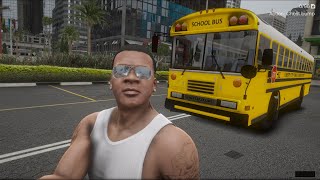 GTA V Vehicle Showcase 2 Blue Bird TC3000 School Bus Wentward S3 [upl. by Eugen]