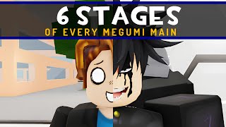 The 6 Stages of every Megumi Main [upl. by Rubbico330]