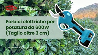 Migliori forbici per la potatura a batteria EC310 600W di potenza per vigneto [upl. by Mahan]