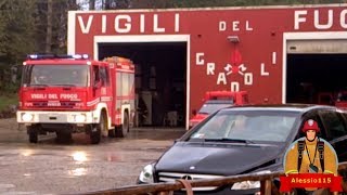 Vigili Del Fuoco prima partenza FIRE RESPONDING [upl. by Teirtza]