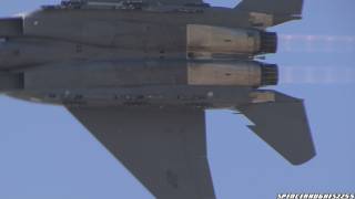 2011 Fort Worth Alliance Air Show  F15E Strike Eagle Demo [upl. by Daugherty394]