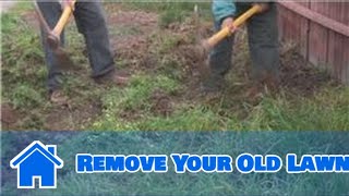 Lawn and Yard Help  How to Remove Your Old Lawn [upl. by Loughlin980]