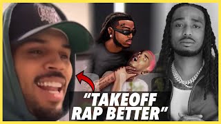 Chris Brown CLOWNS Quavos Response to His Diss Record 50 Cent Reacts [upl. by Arjan]