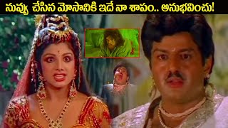 ఇదే నా శాపం అనుభవించు  Bhairava Dweepam Movie Rambha Balakrishna Emotional Scene  iDream [upl. by Arima]