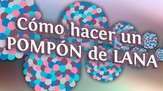 Cómo hacer un pompón de lana en 2 minutos 3 formas fáciles [upl. by Alemahs569]