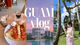 jpkr【 Guam vlog 】グアム旅行🇬🇺2024年3泊4日 観光  カフェ🤍 ホテルニッコーグアム [upl. by Adnamra]