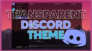 Make Your Discord Transparent for FREE 2021 [upl. by Lainey]