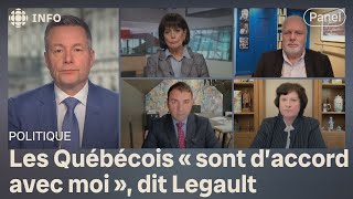 Legault garde le cap sur les déplacements obligatoires des demandeurs dasile  Mordus de politique [upl. by Gibby54]