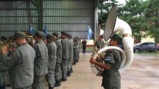 MARCHA quotGENDARMERIA NACIONALquot  Banda Campo de Mayo [upl. by Akoyin]