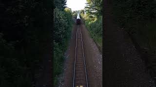 Royal Scotsman 66173 working 1H79 from Edinburgh Waverley to Keith branch platform shorts train [upl. by Ocirrej377]