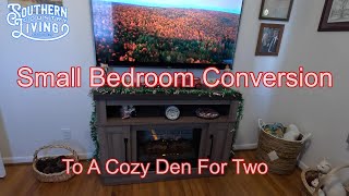 Small Bedroom Conversion To A Cozy Den For Two [upl. by Neiman]