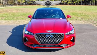 2021 Genesis G70  A 365HP Sport Sedan thatll SURPRISE You [upl. by Adiesirb]