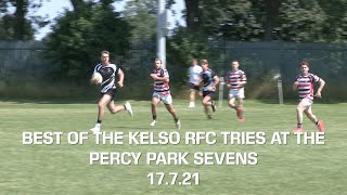 RUGBY SEVENS KELSO TRIES FROM EARLY ROUNDS OF THE PERCY PARK 7s TOURNAMENT  17721 [upl. by Keven440]