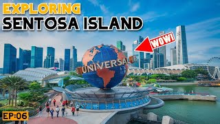 Sentosa Island  Universal Studio  Cable Car UNIQUEVISIONS5  EP  6 [upl. by Wilhelm859]