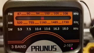 Prunus J167 FMAMSW Pocket Radio Review [upl. by Hunger380]