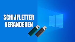 Schijfletter veranderen en toekennen in Windows 10 [upl. by Agemo]