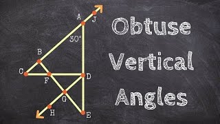 Determining obtuse vertical angles [upl. by Lindsay]