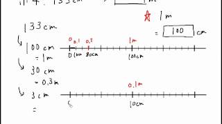 小数と単位④ mと小数 [upl. by Zoara899]
