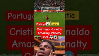 Portugal vs Croatia UEFA Nations League  Cristiano Ronaldo  Penalty Score ronaldo football [upl. by Ainival154]