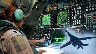 Inside Super Complex Cockpit of Most Feared US Bomber  B1 Lancer Battle Station [upl. by Dymphia]