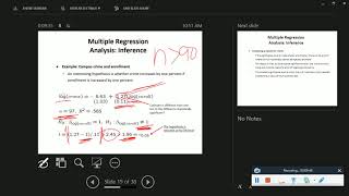 Introduction to Econometrics Lesson15 Multiple Regression Analysis Inference Part1 [upl. by Ecnerual114]