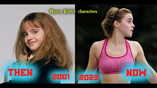 Harry Potter Cast Then and Now quot2001 vs 2023quot  Real Name and Age [upl. by Limhaj]