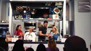 Rocco Dispiritos Premio Chicken Sausage and Peppers Sandwich Demonstration [upl. by Airotkiv]