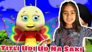 Titli Udi Bus Me Chadhi  तितली उड़ी  Hindi Rhymes For Childrens  Nursery Rhyme  Titli Udi [upl. by Barbur692]