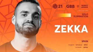 Zekka 🇪🇸 I GRAND BEATBOX BATTLE 2021 WORLD LEAGUE I Solo Elimination [upl. by Eladnar]