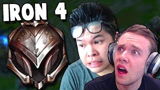 THIS IS WHAT IRON 4 LOOKS LIKE ft Redmercy  League of Legends [upl. by Eyde]