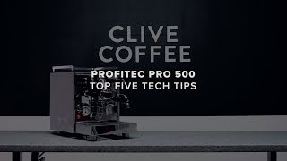 Profitec Pro 500 PID  Tech Tips [upl. by Gilbert779]