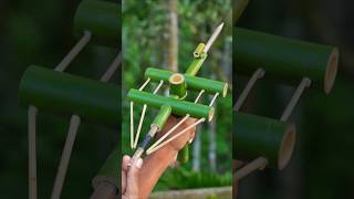 Bamboo Creations with New archer and mojo Bamboo Slingshots Bamboocraft Bambooart [upl. by Hildegaard865]