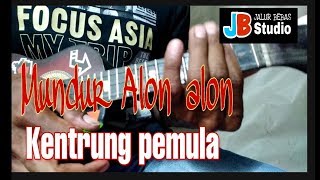 MUNDUR ALON ALON ILUX GUYON WATON cover kentrung ukulele genjrengan keroncong pemula [upl. by Gaal]