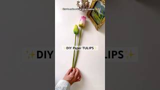 DIY Napkin Tulips  How to make a tulip using napkins [upl. by Gauthier928]