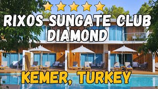 Rixos Sungate Club Diamond  Kemer Turkey AllInclusive Resort [upl. by Sregor494]