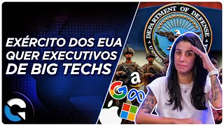 Exército dos EUA quer recrutar executivos de big techs  WhatsApp facilita adição de contatos2310 [upl. by Aicre]