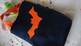 Borsa porta dolcetti di halloween fatta in casa  Tutorial [upl. by Aken]