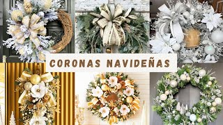 HERMOSAS CORONAS NAVIDEÑAS  IDEAS CREATIVAS Y SENCILLAS [upl. by Nellahs525]