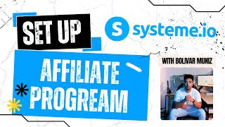 How to Launch Your Systemeio Affiliate Program from Scratch [upl. by Nailil]