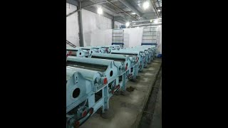 Bleached fabric rags clothing recycling machine for open end yarn making [upl. by Burne]