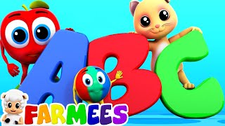 The Phonics Song  Alphabets Song  Nursery Rhymes  ABC Songs by Farmees [upl. by Rehsu992]