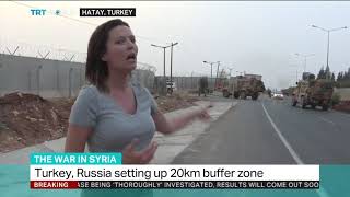 Turkish military arrives near Syrian border [upl. by Nuahsal]