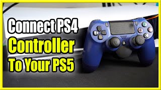 How to Connect PS4 Controller to PS5 amp Fix Not Connecting Issues Easy Method [upl. by Augusta436]