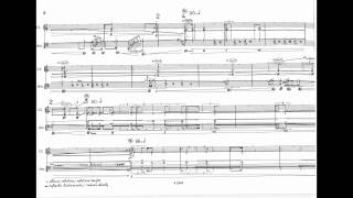 Gérard Grisey  Solo Pour Deux w score for clarinet and trombone 1981 [upl. by Haroun]