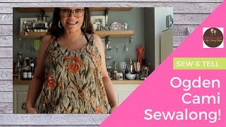 What Ive been sewing  Ogden cami sew along  DRESSMAKING [upl. by Basilius]